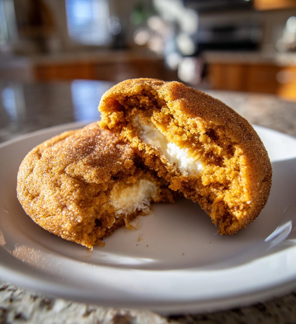 pumpkin cheesecake snickerdoodle cookies