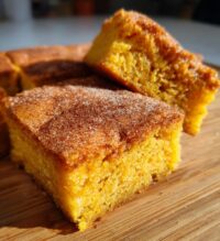 pumpkin snickerdoodle blondies