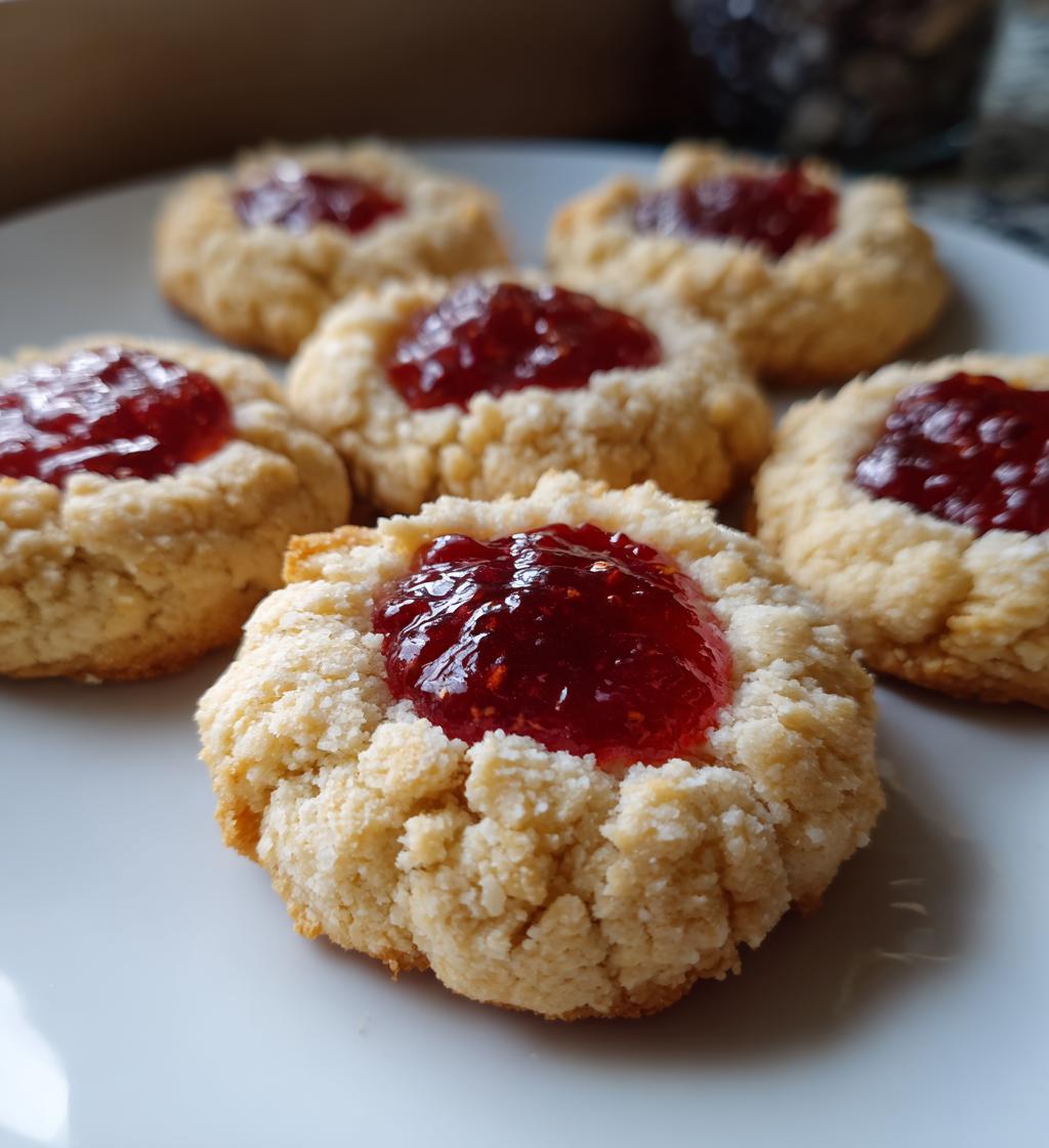 rasberry thumbprint cookies