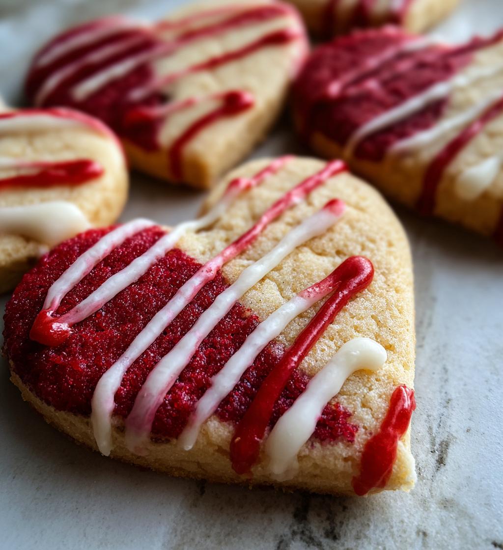 red and white valentine treats