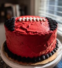 red football cake