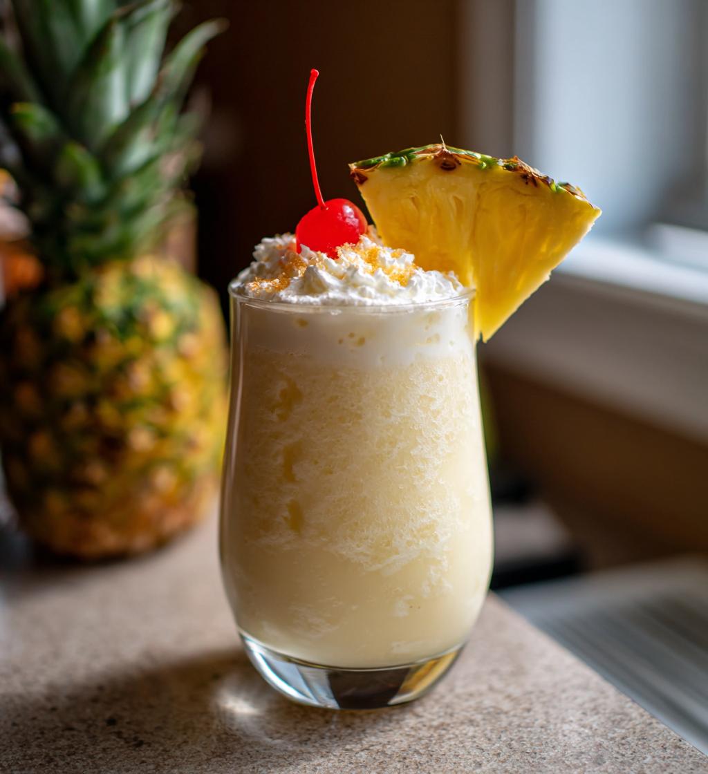 red lobster pina colada drink