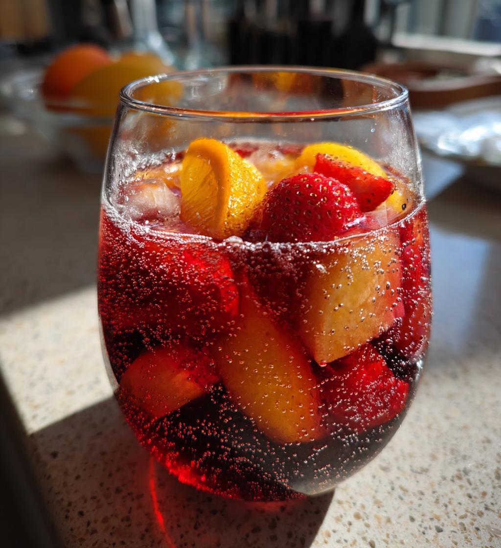 red lobster snowglobe sangria