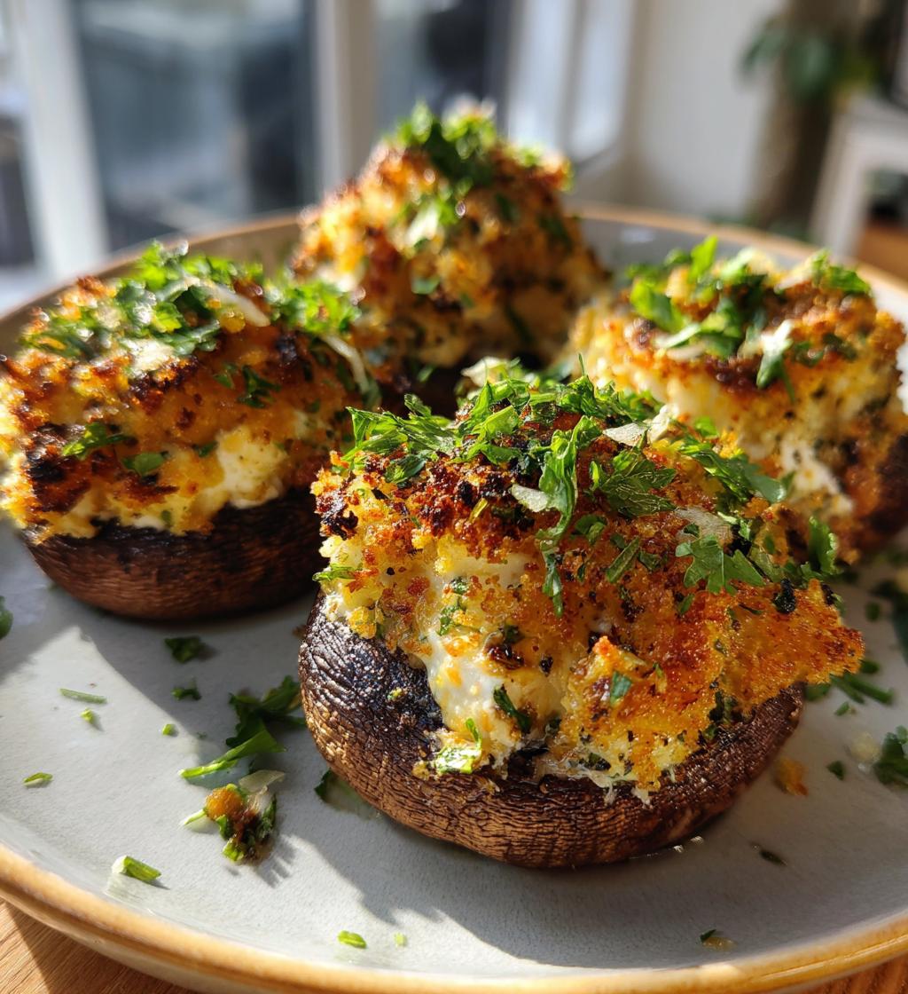 red lobster stuffed mushrooms recipe