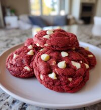 red velvet valentine cookies