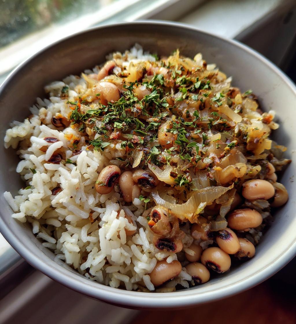 rice and black eyed peas recipe
