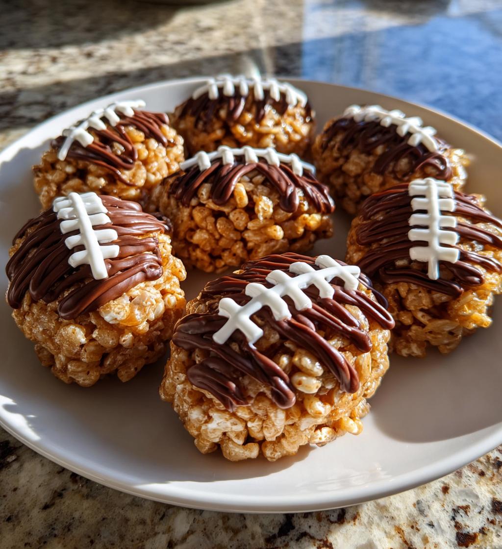 rice krispie football treats