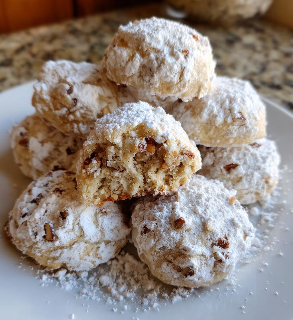 russian tea cake recipe card