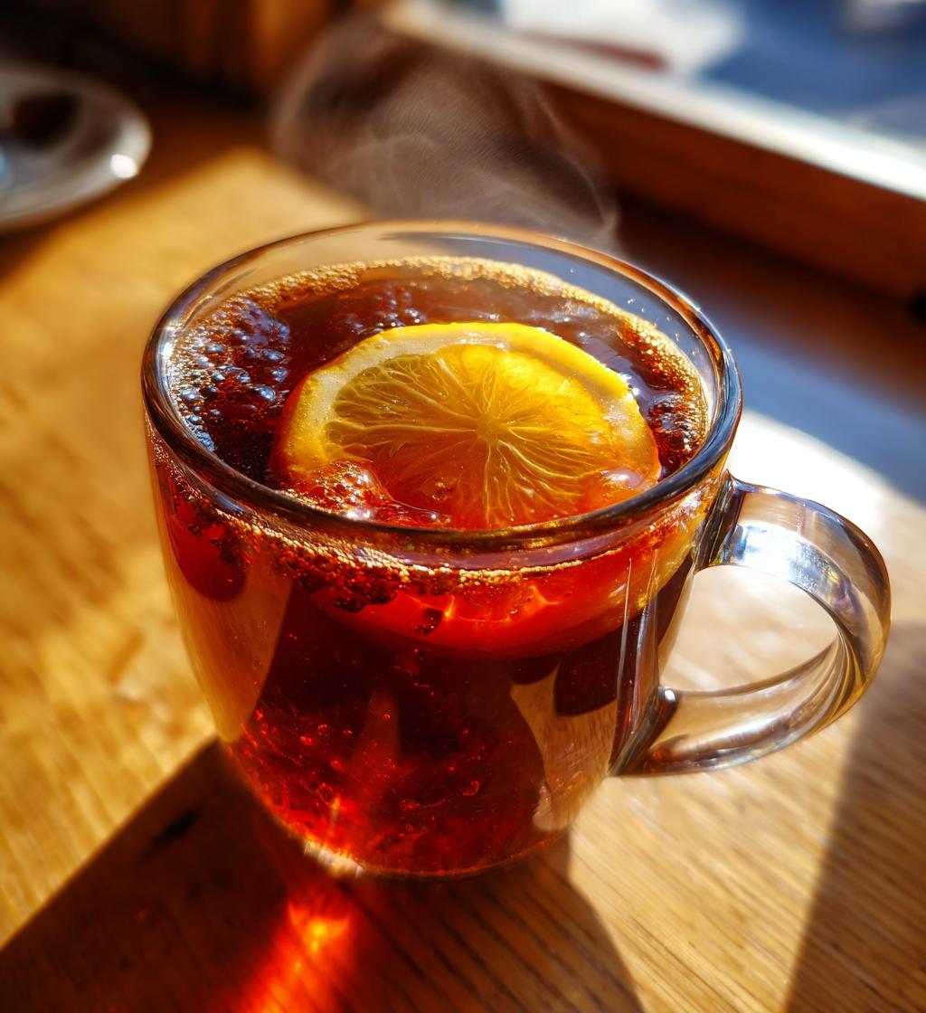 russian tea with jam
