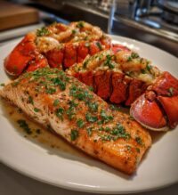 salmon and lobster dinners