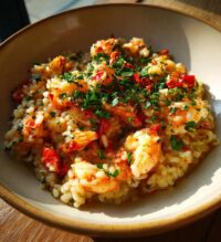 shrimp and lobster risotto