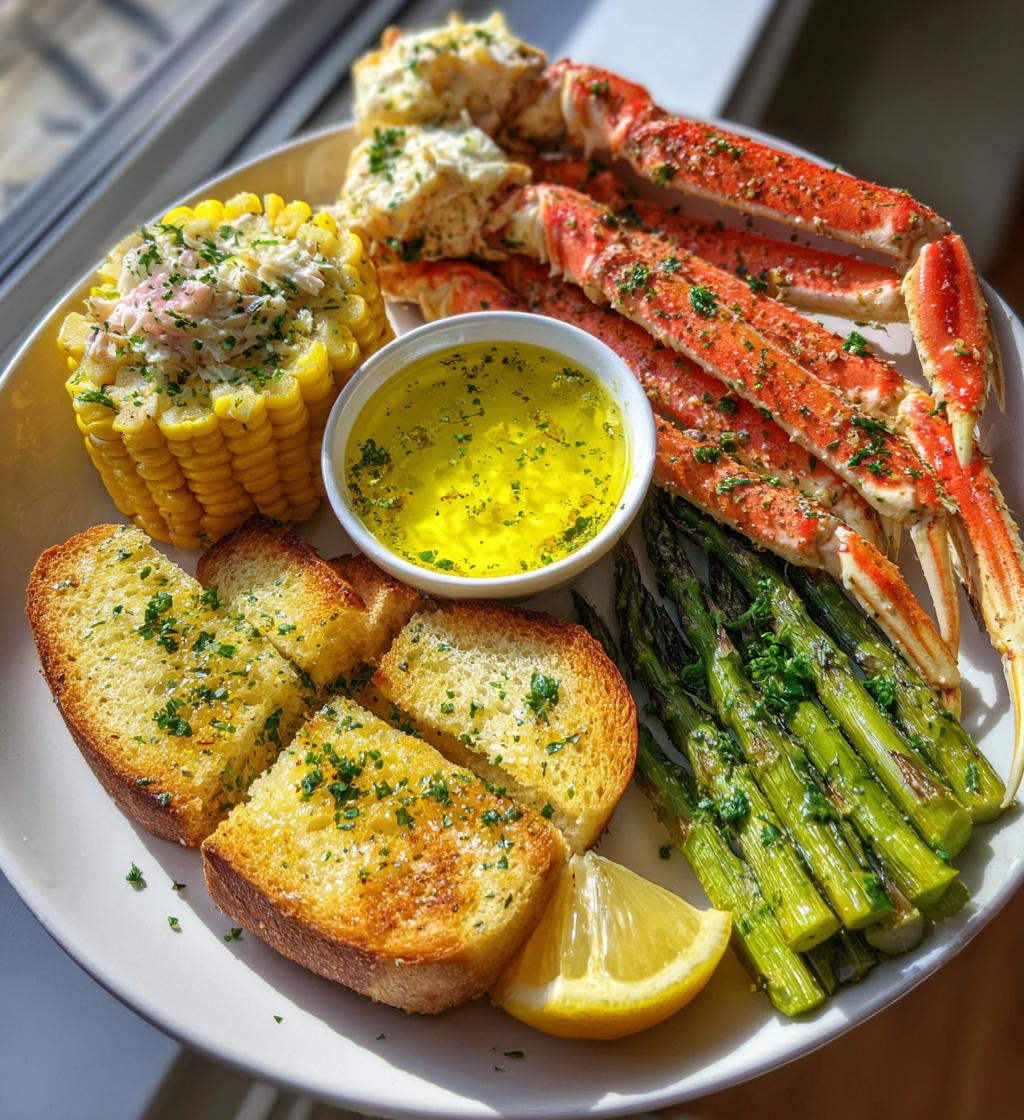 sides to go with crab legs dinners