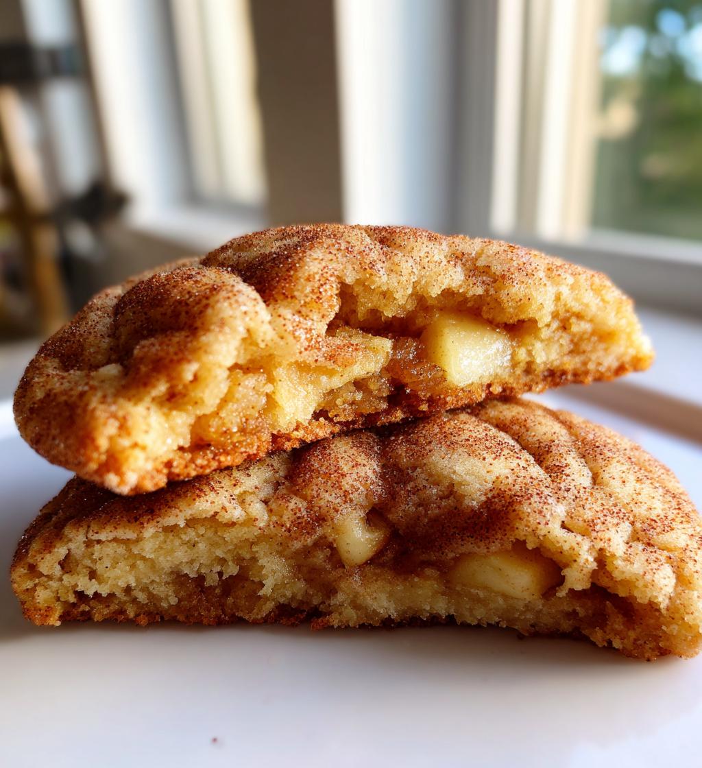 snickerdoodle apple pie cookies