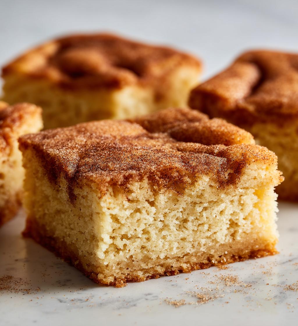 snickerdoodle bars