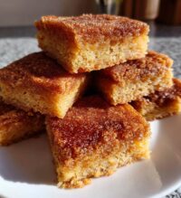 snickerdoodle blondie bars
