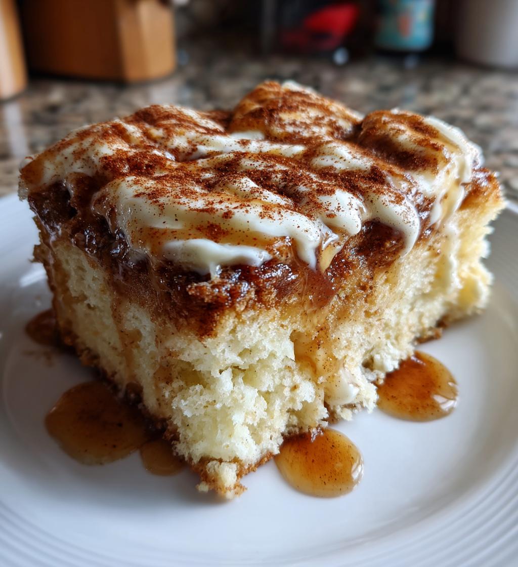 snickerdoodle poke cake