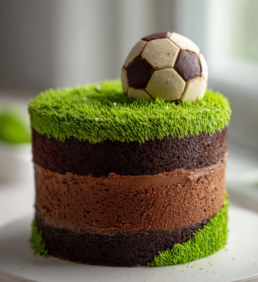 soccer football cake