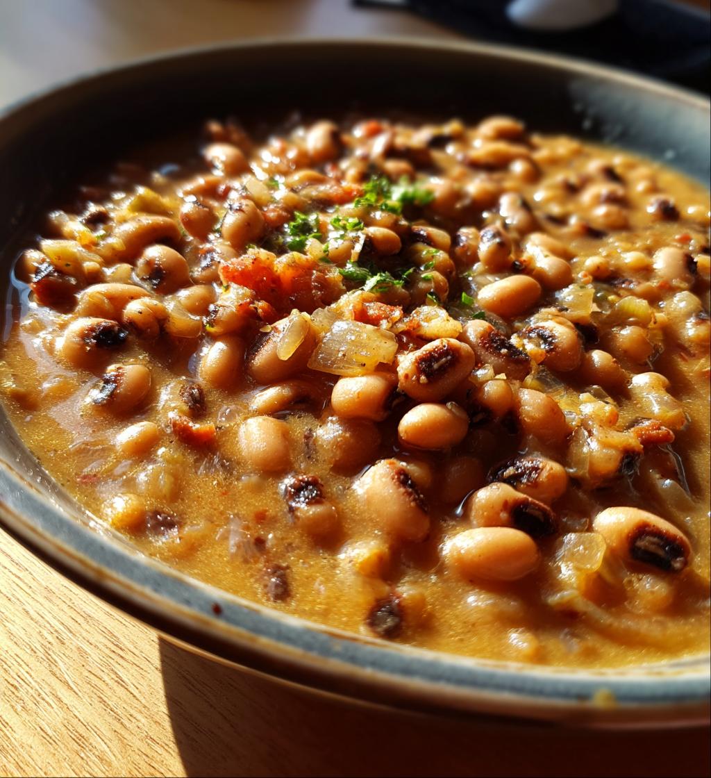 southern black eyed peas recipe crock pot