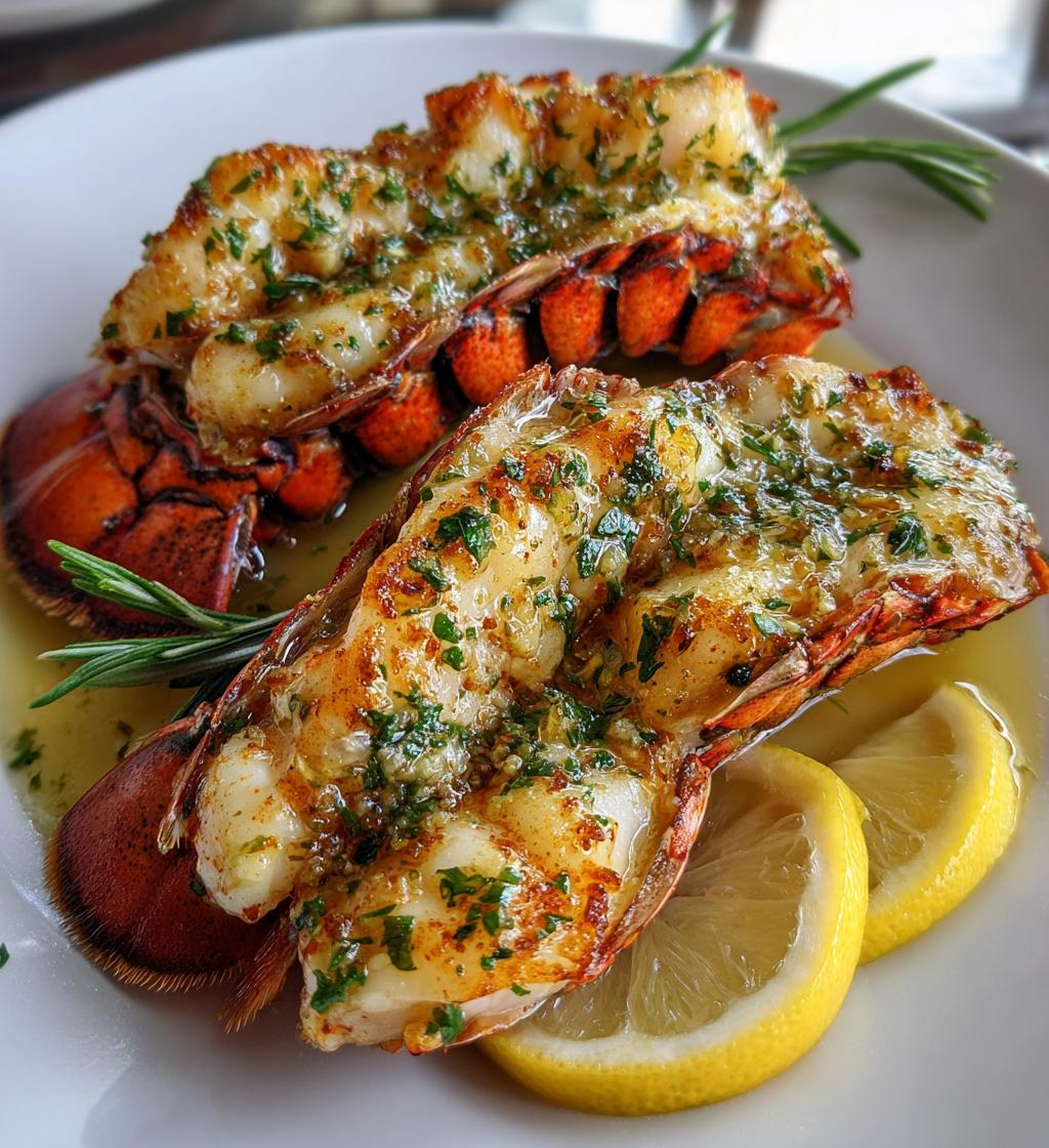 split lobster tail recipe