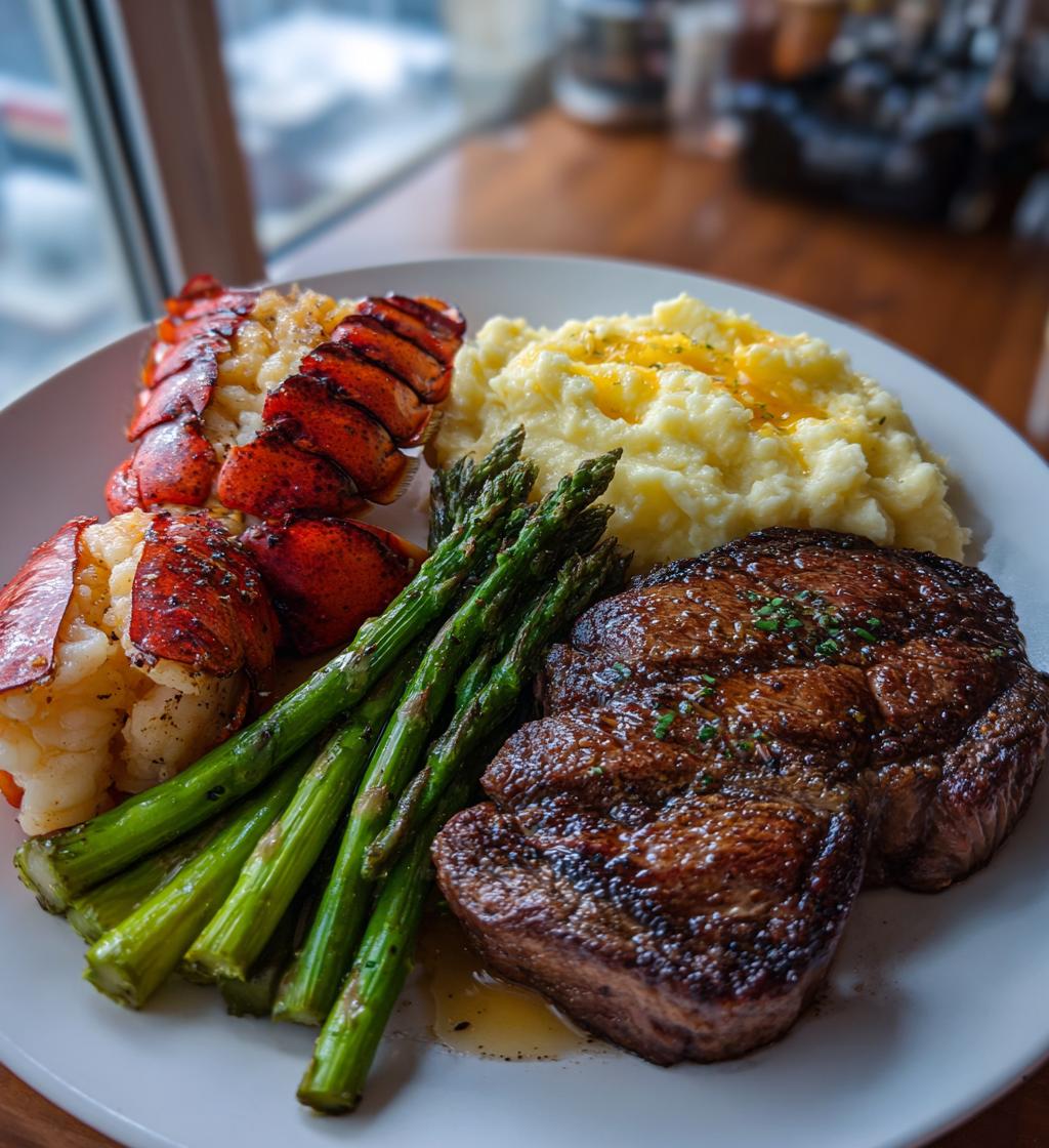 Steak and Lobster Dinner Sides: 7 Luxurious Pairings - Vihaad Recettes