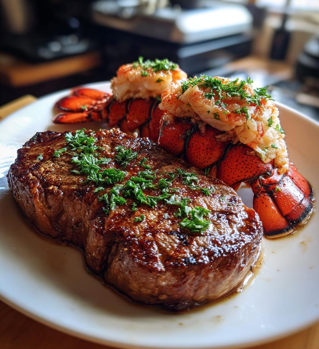 steak and lobster dinner