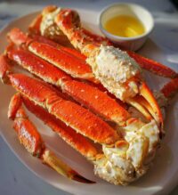 steamed crab legs