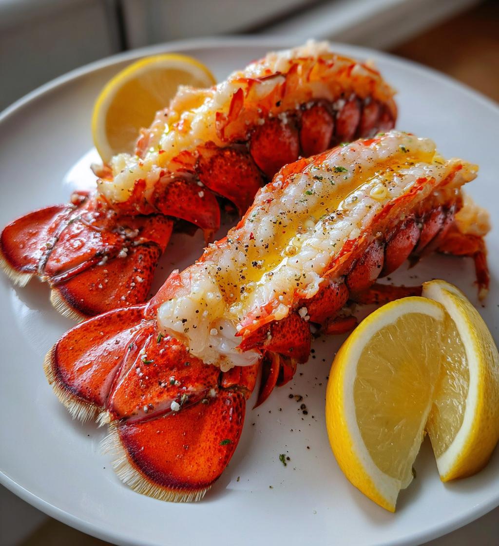 steamed lobster tails