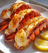 steaming lobster tails