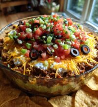 super bowl 7 layer dip