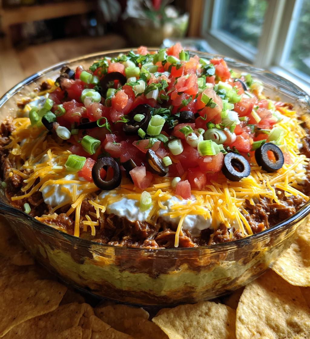super bowl 7 layer dip