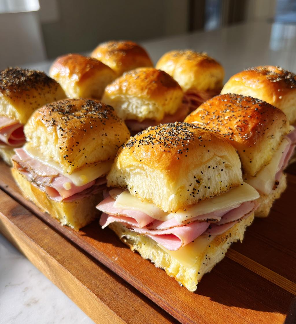 super bowl ham and cheese sliders