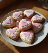 valentine butter cookies
