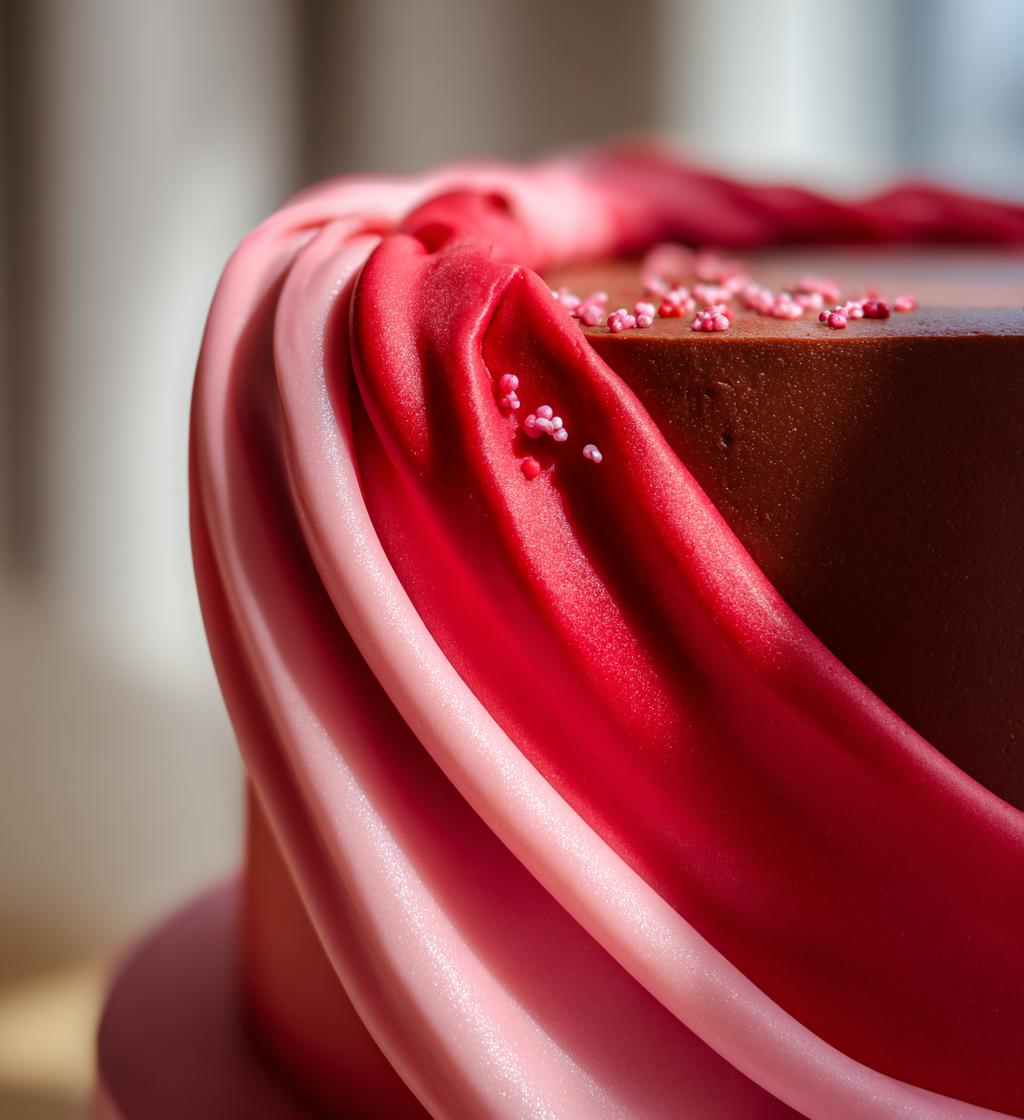 valentine cake fondant