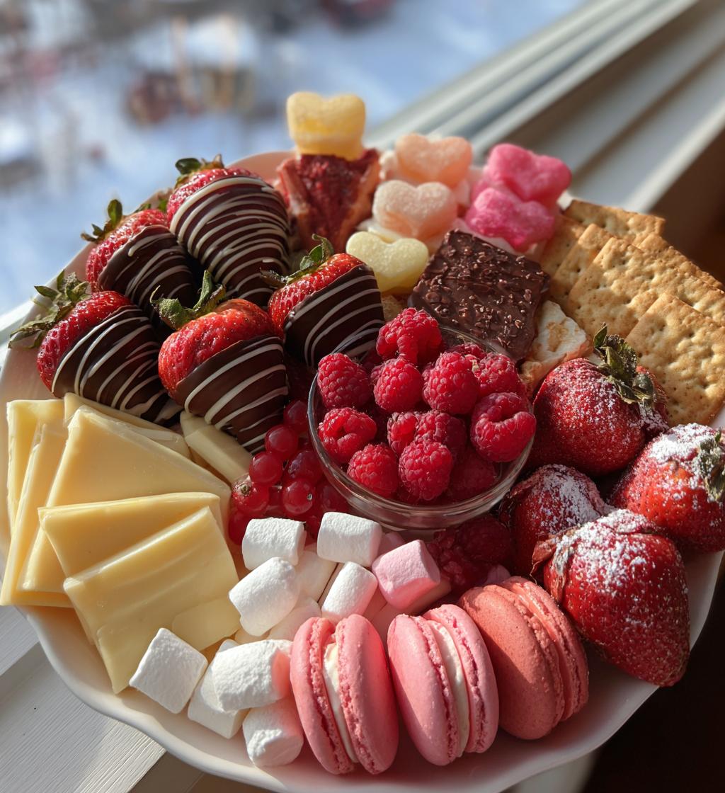 valentine candy charcuterie board