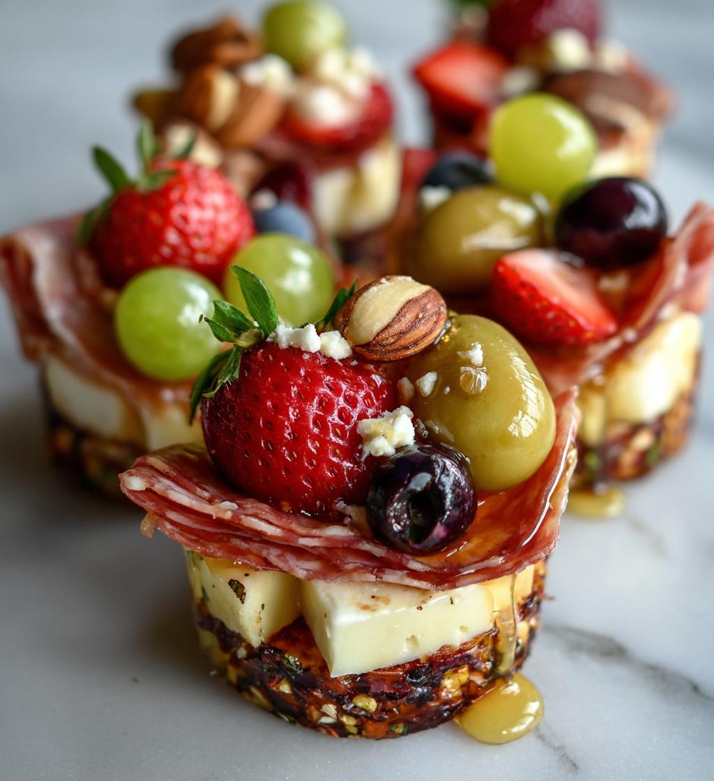valentine charcuterie cups