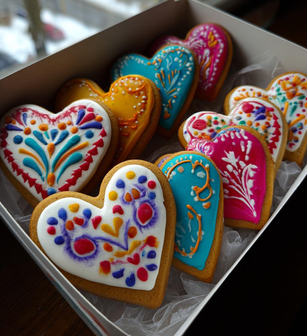 valentine cookie boxes