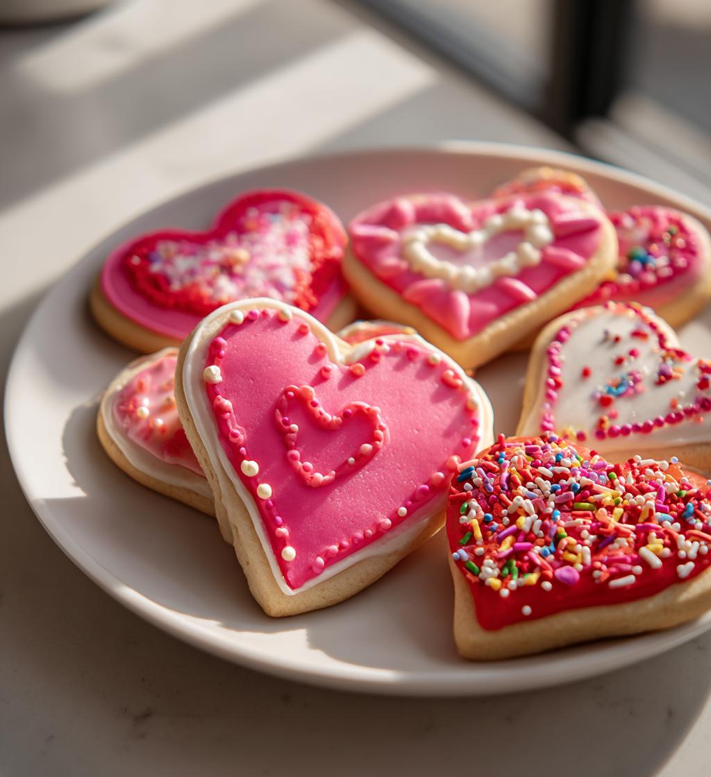 valentine cookie designs