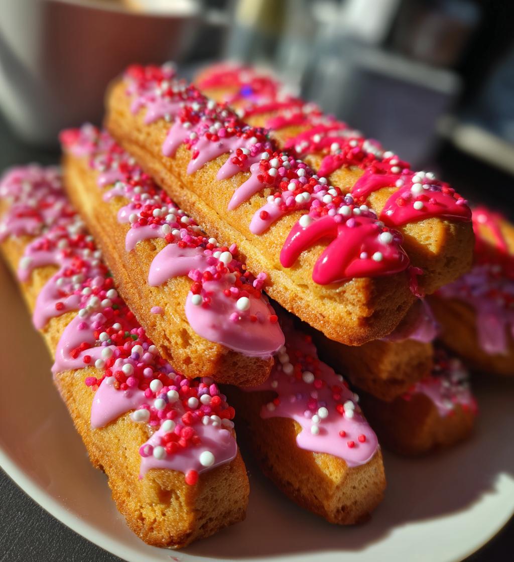 valentine cookie sticks decorated