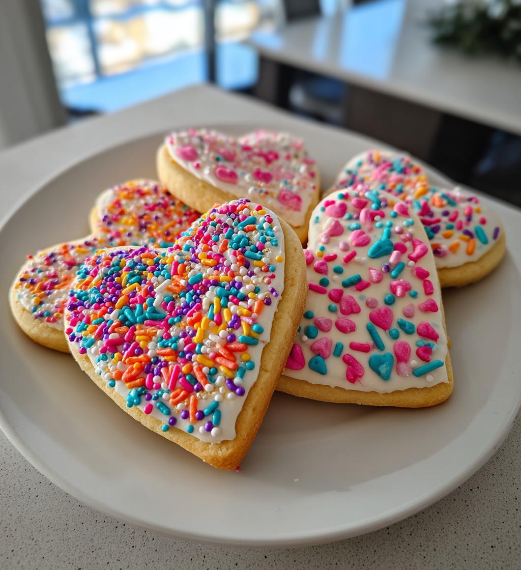 valentine cookies aesthetic