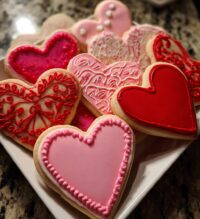valentine cookies royal icing