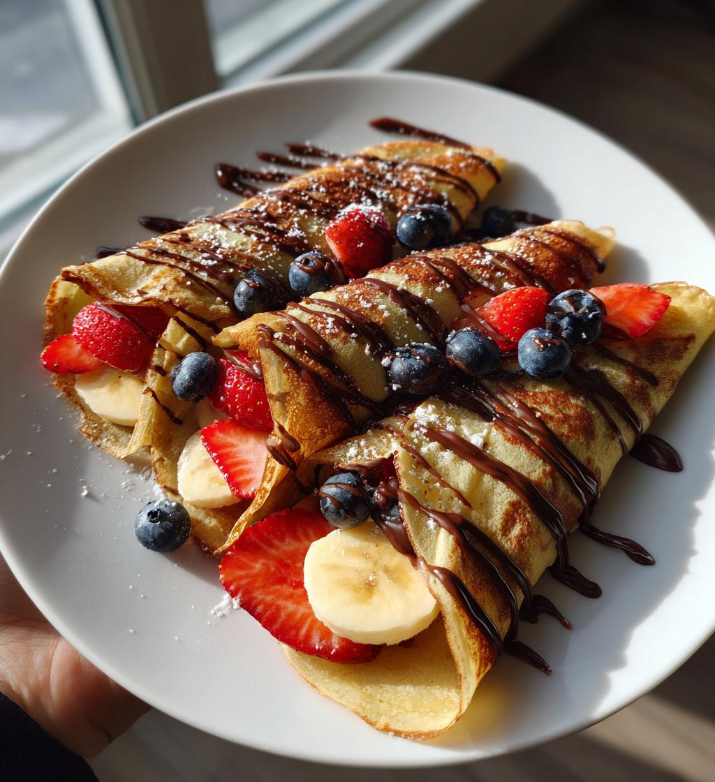 valentine crepes