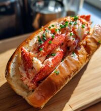 warm lobster roll