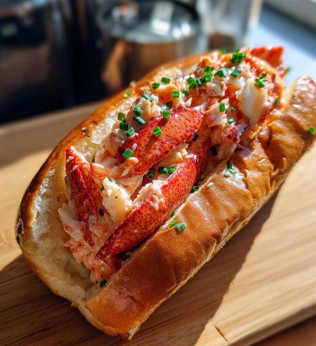 warm lobster roll