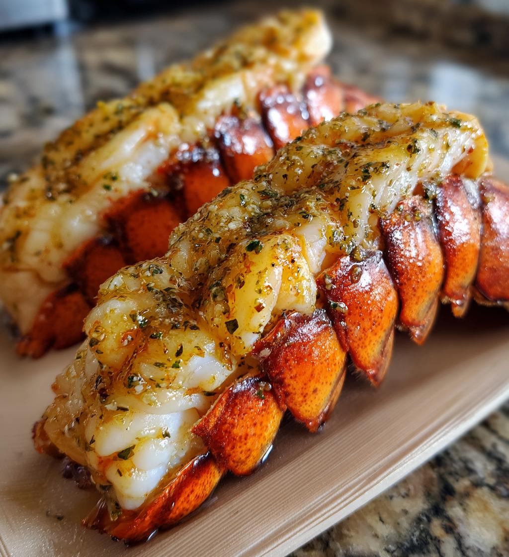warm water lobster tail recipe