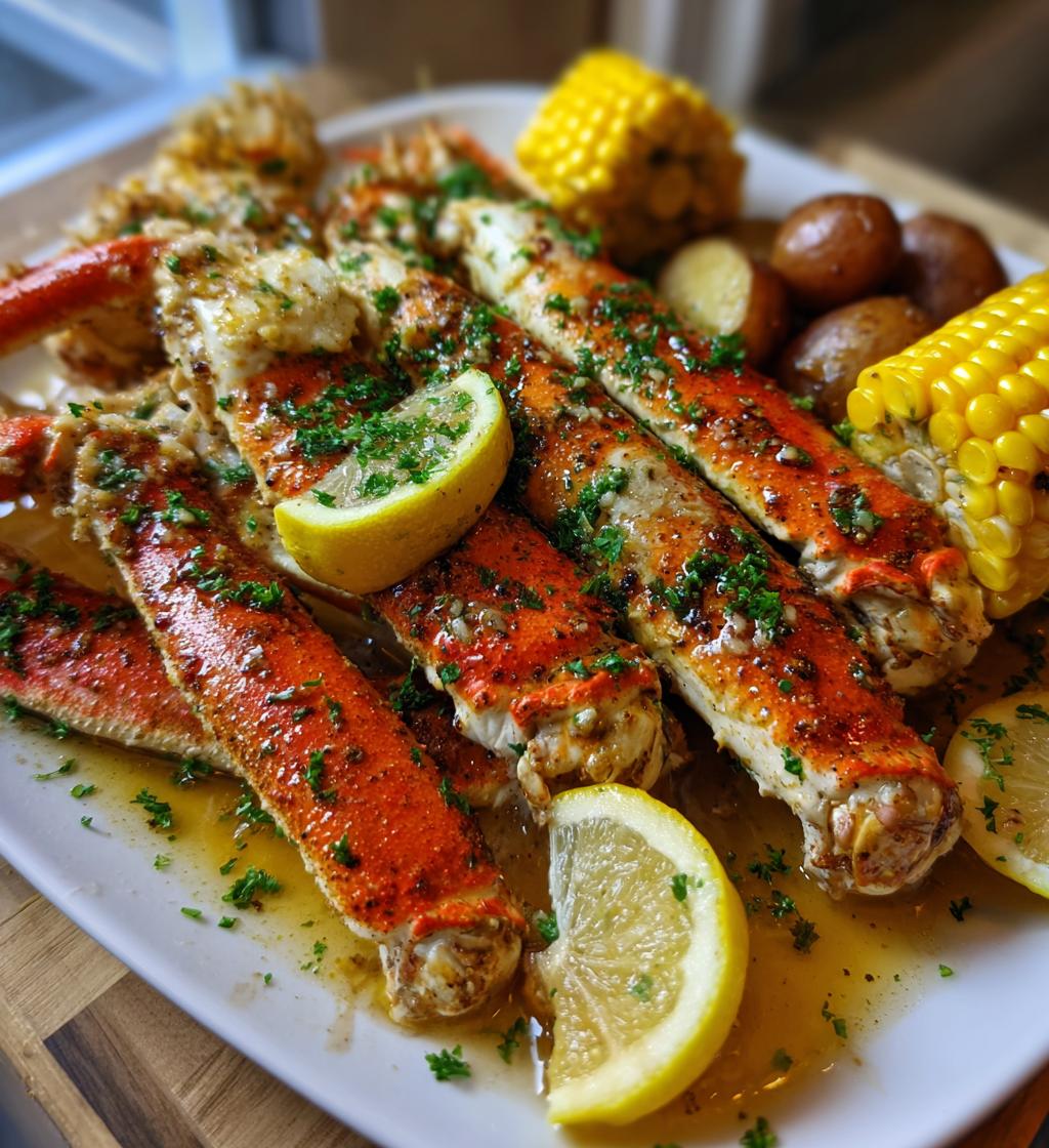 what goes well with crab legs