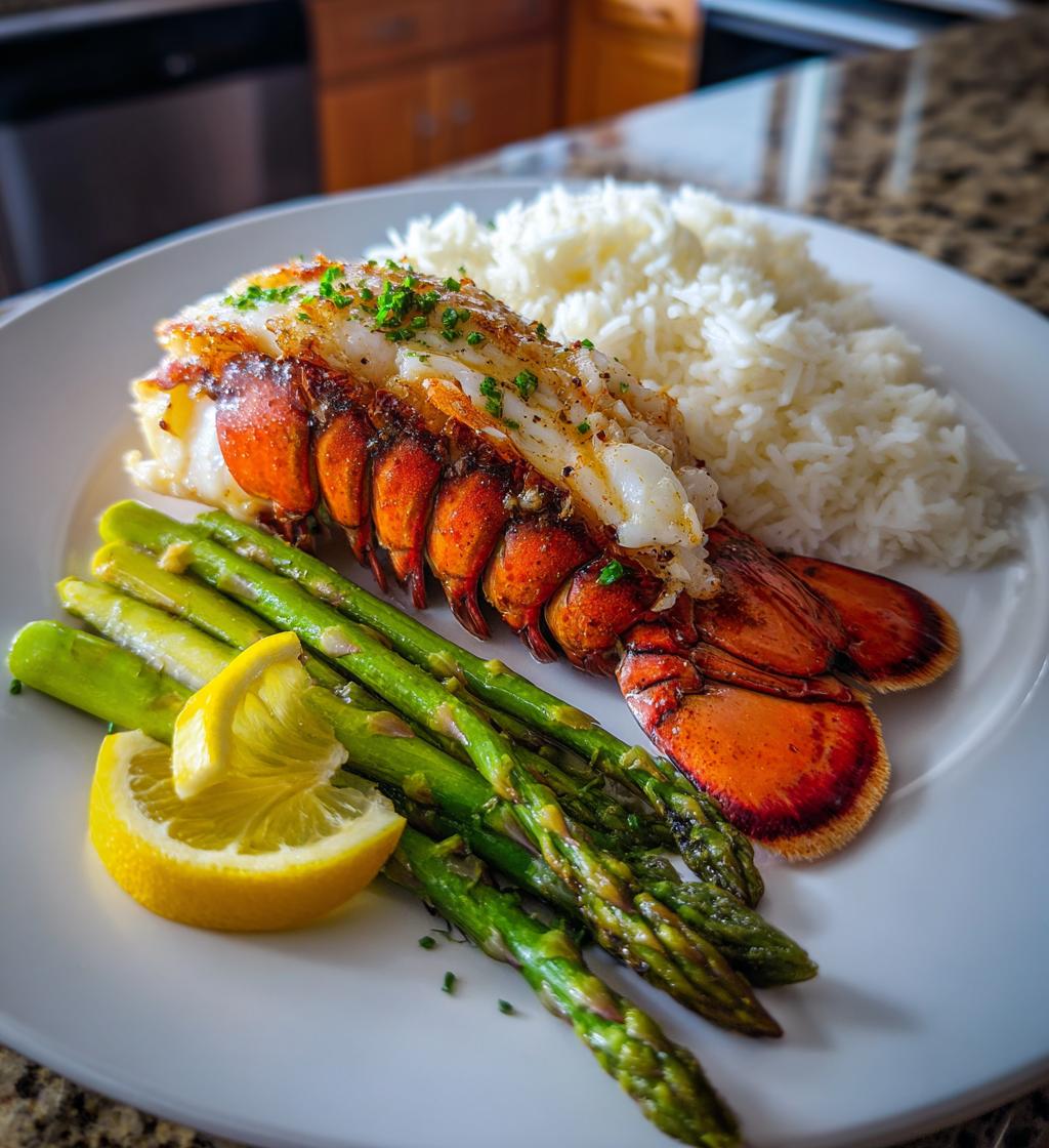 what to eat with lobster tail