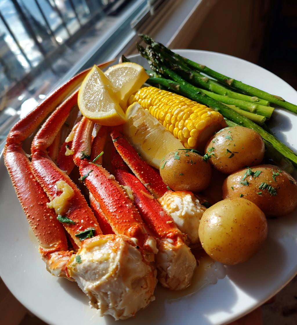 what to serve with crab legs dinners