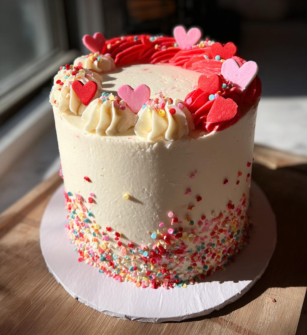 cake decorating valentines day