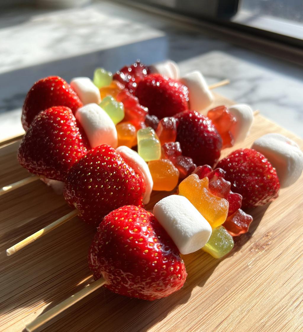 candy kabobs valentines