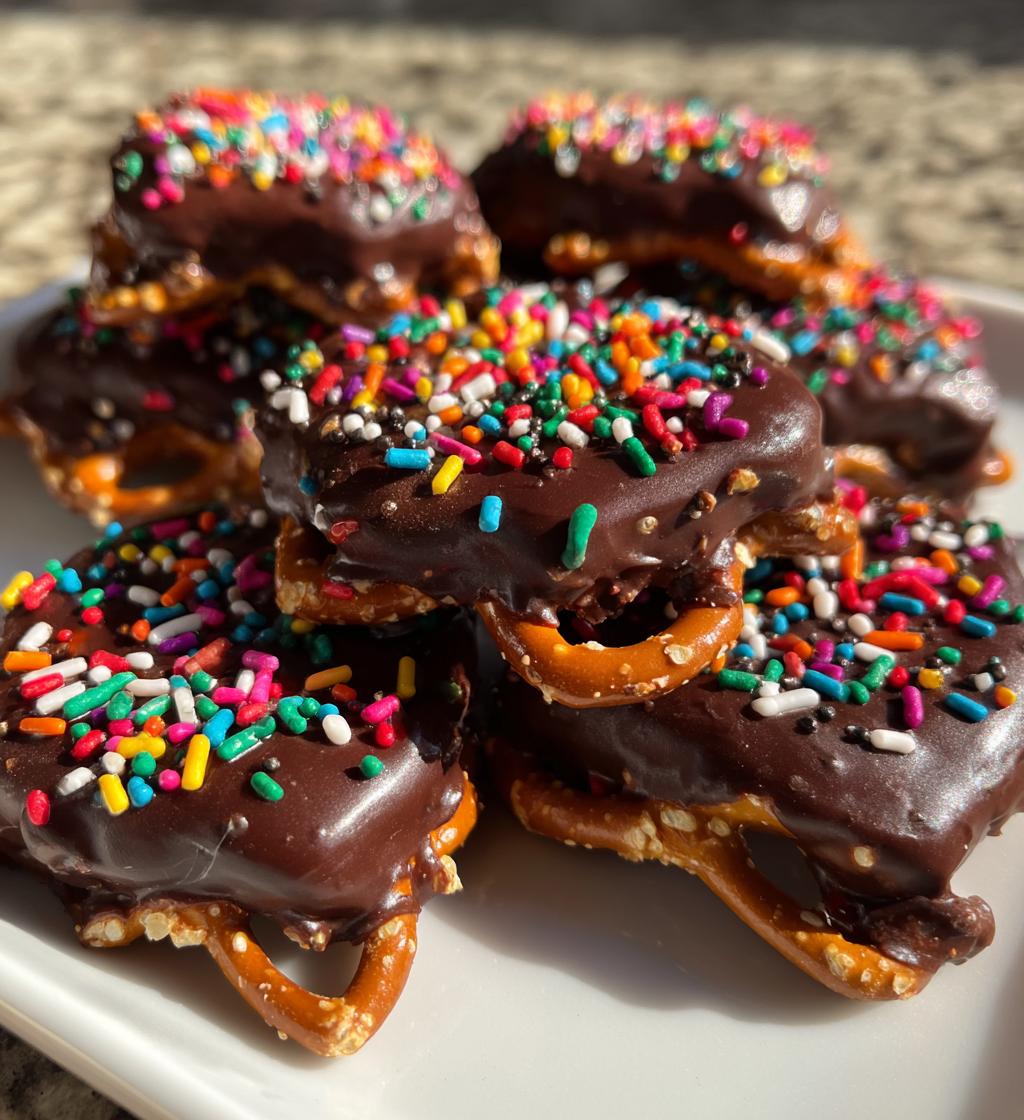 chocolate covered pretzels valentines